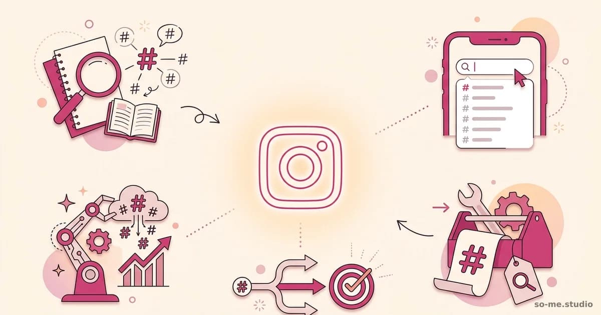 Cover image for Generate Instagram Hashtags: 3 Methods + Strategy