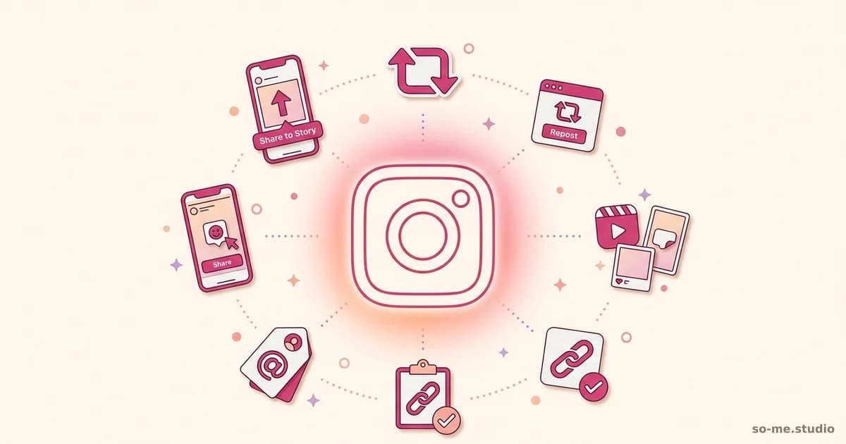 Cover image for How to Repost on Instagram (Stories, Reels, Feed)