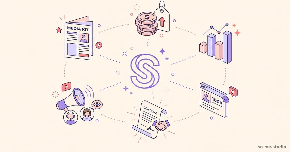 Cover image for Influencer Media Kit: Template + Rates Guide
