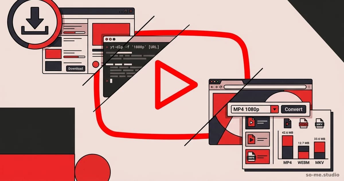 YouTube Video Download in 1080p: 4 Methods + Format Guide