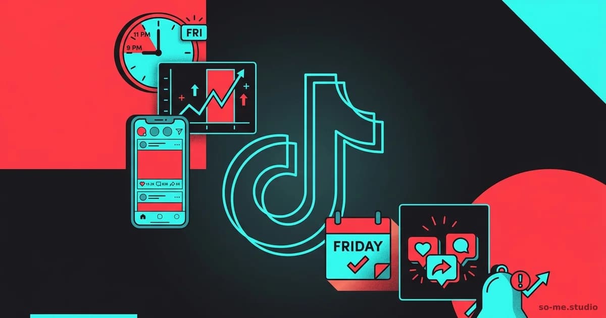 Best Time to Post on TikTok on Friday: 9-11 PM is Peak